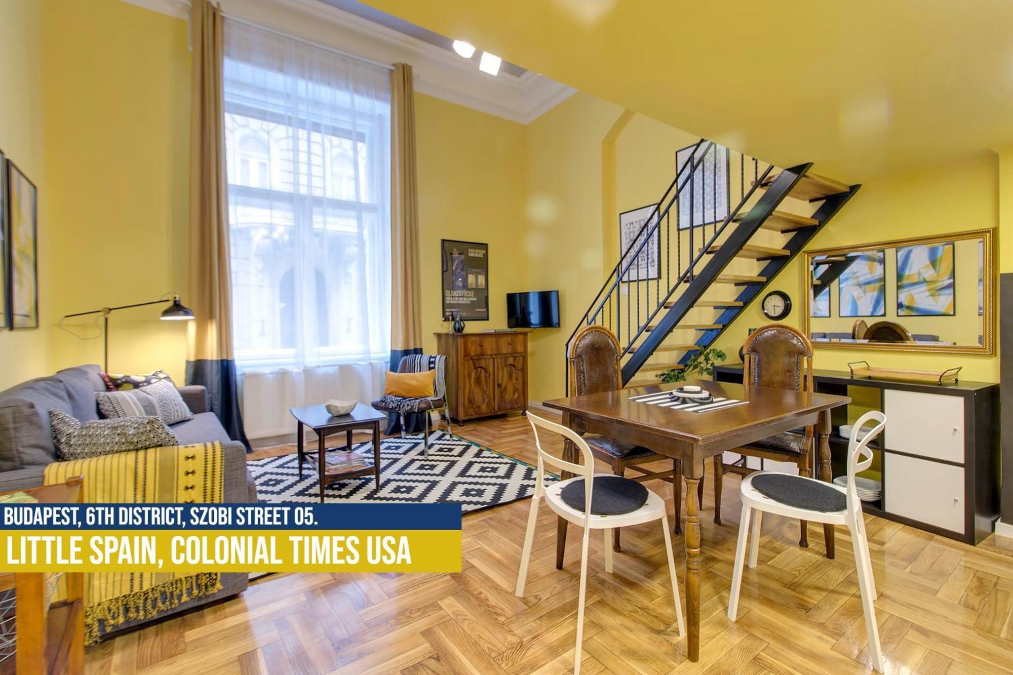 Little Americas Usa Colonial Times Apartments Budapest Luaran gambar