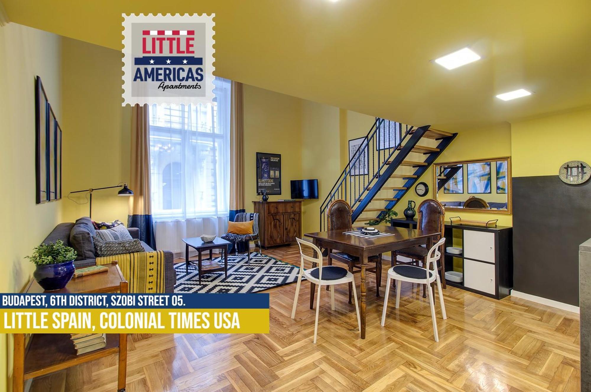 Little Americas Usa Colonial Times Apartments Budapest Luaran gambar